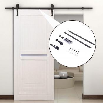 HOMCOM 2m Carbon Steel Barn Door Kit