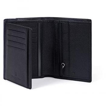 Portefeuille RFID Hexagona Petit Cuir Noir