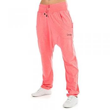 Winshape Unisex Haremshose 4Pocket WH13 in Neon-Coral, Größe L
