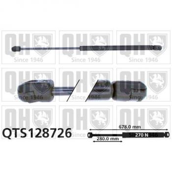Capot-moteur amortisseur QUINTON HAZELL QTS128726