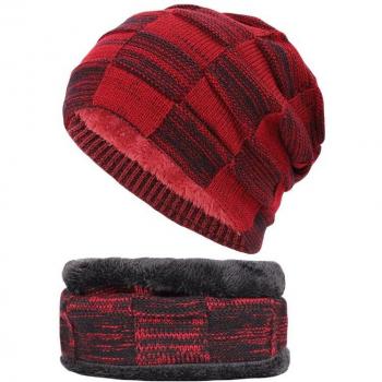 Kit Écharpe + Capuchon Hiver en Polaire Doublé