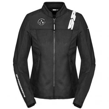 Giacca Donna Spidi Windout Corsa Nero Bianco S