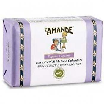 L'amande marseille sapone vegetale malva/calendula 200 g