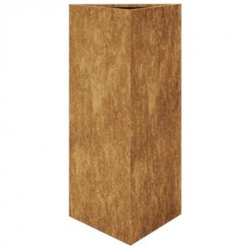 Jardinera triangular acero galvanizado 40x34,5x70 cm Vidaxl 344289