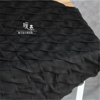 Chiffon Fabric with Scales Texture for Home Decor 83*70cm