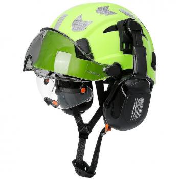 Casque de sécurité avec lunettes de cuisson
