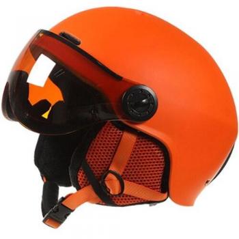Unisex Ski Helmet with Goggles and Mask Cover
