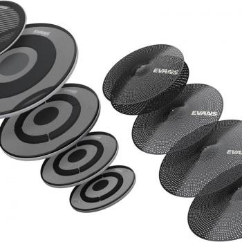Evans dB One Low Volume Drumhead & Cymbal Set