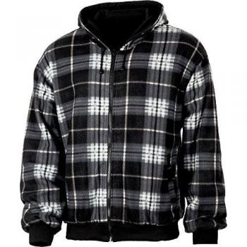Albatros Kepler Fleece Thermojacke Wendejacke Sweatjacke Schwarz Grau 263920