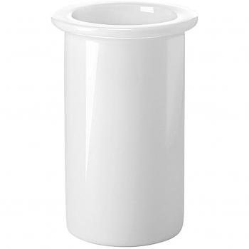 Recipiente de Porcelana Blanca para Cepillado Dental – Línea Beta