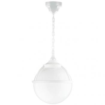 Suspension éclairage de plafond Globo 42 W, blanc, IP44, type clic‑clac
