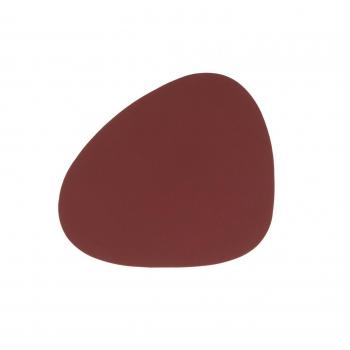 Lind DNA Leder Glasuntersetzer, Rot, 11x13 cm