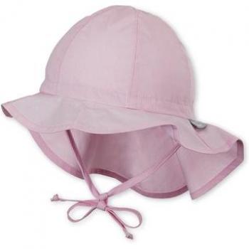 Chapeau anti-UV Flapper rose poudré