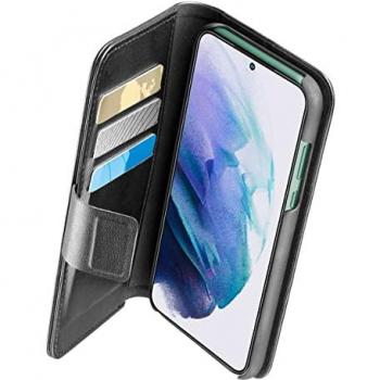 Cellularline Schutzkappe Book Agenda für Galaxy S22+ – Dunkelgrau