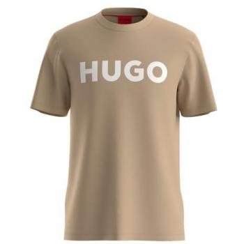 T-shirt Dulivio Beige à Manches Courtes Hugo