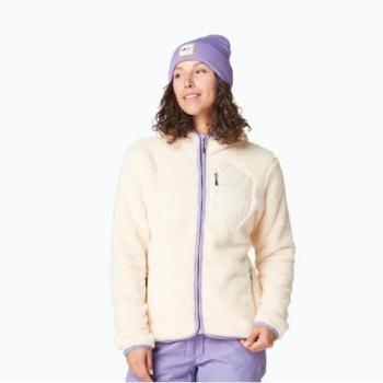 Elegante Weiße Fleece-Jacke für Frauen – M