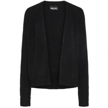 Pieces Regular Fit Melange Woll-Cardigan 'ELLEN' für Damen