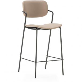 Sgabelli Set 2 – Maika Nero Metalico H66