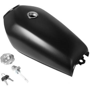 Réservoir de Moto Noir 9L pour Café Racer