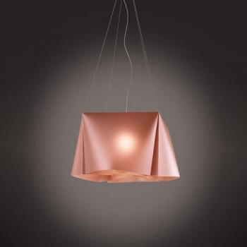 Lampadario a sospensione Wanda 5 luci in Polilux Rame