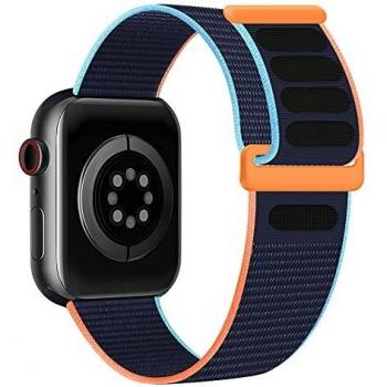 UKETO Adjustable Sport Band for iWatch Series 1-7, SE (Dark Navy)