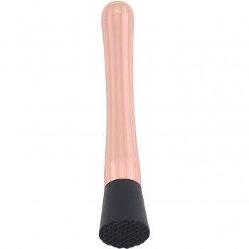 Edelstahl Eis Muddler, tragbarer Cocktailmixer mit Diamantstruktur