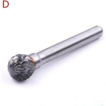 Tungsten Steel Solid Carbide Burrs 12mm Head 6mm Shank