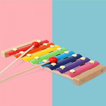 Child's Wooden Octave Piano Toy