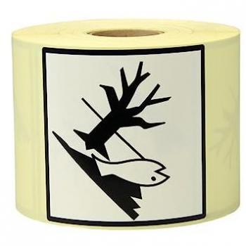 Étiquettes de Sécurité Transpak 100x100mm