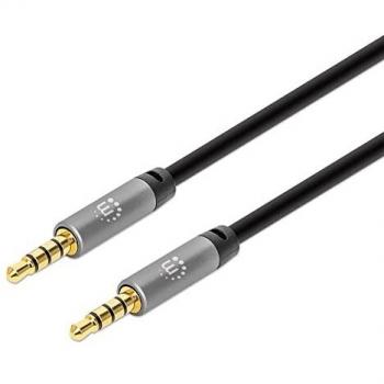 CABLE AUDIO ESTEREO 3.5MM MANHATTAN 1M