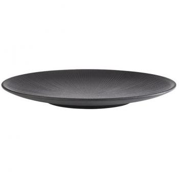 Plate à plat APS NERO, diamètre 330 mm – Noir