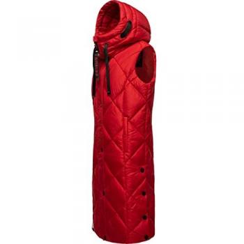 Navahoo Schnuckel Gilet Rosso e Nero