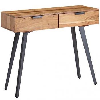 KADIMA DESIGN Konsolentisch „Holz & Stahl“ – Zeitloses Design für Zuhause