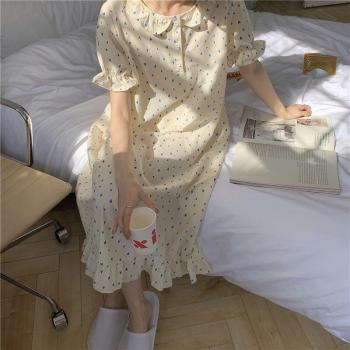 Robe de nuit confortable pour femmes, style coréen, ample