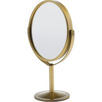 Miroir de beauté cosmétique portable avec double face