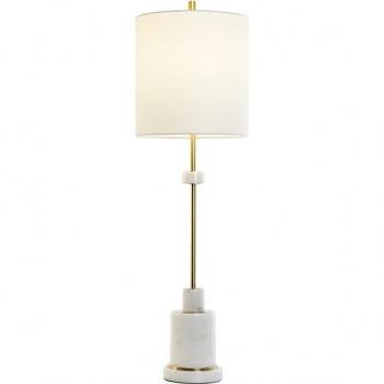 Stilvolle Tischlampe mit Marmorfuß