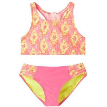 Conjunto de baño tankini infantil, tirantes cruzados