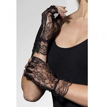 No‑Thumb Lace Gloves – Black Edition