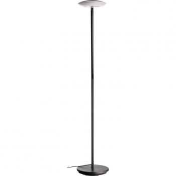 Bermuda 18W LED Floor Lamp with Tiltable Head, Dark Grey