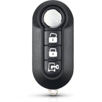 KEYYOU Key Case 3 Buttons Flip Folding Remote Key Case Shell for FIAT Bravo