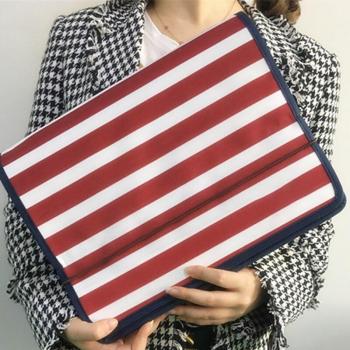 Cute Portable Expandable A4 Document Briefcase 13 Pockets