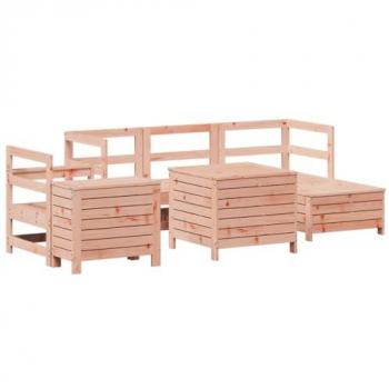 Outdoor Living 7‑Piece Douglas Fir Sofa Ensemble