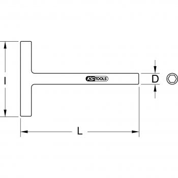 Chiave a T con Isolamento Protettivo 13×300 – Modello 117.1729