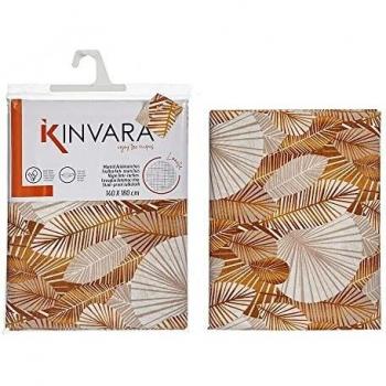 Nappe en toile de feuilles rouges, mesurant 140 cm de large par 180 cm de long