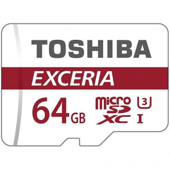 Scheda di Memoria microSDXC da 64GB Toshiba Exceria M302, UHS-I, Classe 10