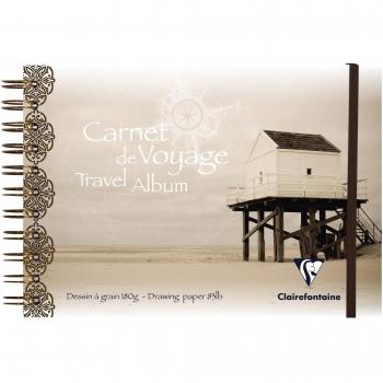Carnet de voyage Clairefontaine 96104C 60 pages 180g