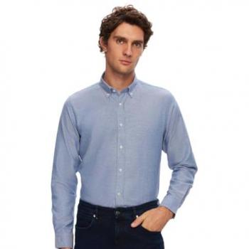 D'S DAMAT Herren Baumwollhemd, elegantes Business