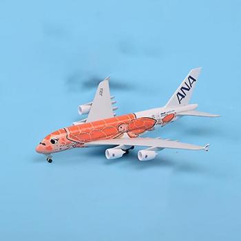 Airbus A380 20cm con Tren de Aterrizaje Ana Turtle Airlines