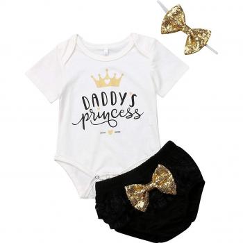 3PCS Baby Girl Fashion Set
