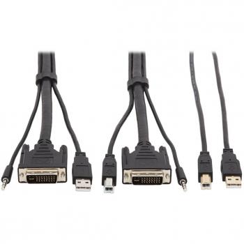 Tripp Lite P784006U: Cable KVM de 183 m en Negro – Video, Teclado y Ratón